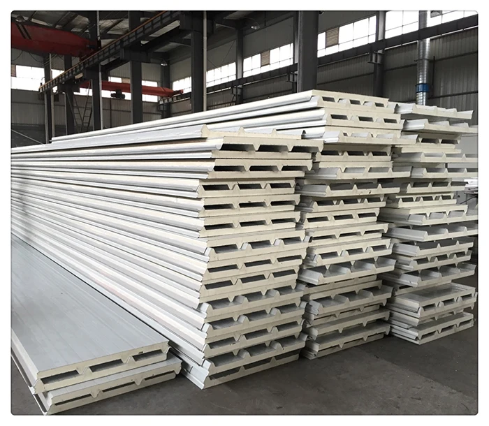  Low Price 50MM Steel Building Warehouse Wall PU Sandwich Panel