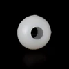10 mm white solid plastic openable hollow balls