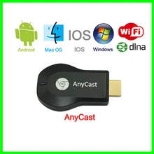Free shipping ! HD1080P AnyCast M2 Plus Airplay Wifi Display TV Dongle Receiver DLNA Easy Sharing Mini TV Stick For Android IOS