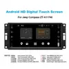7 inch 1din Android 9.0 Car dvd player for Jeep Compass 2010-2016 GPS Navigation Car Radio Audio Video Multimedia Quad core 32GB
