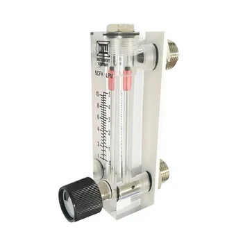 30-300l/h Panel Air Flow Meter Acrylic Glass Rotameter Gas Flowmeter ...