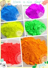 6 neon Colors Fluorescent Neon Pigment Powder for Nail Polish&Painting&Printing 1 lot= 10g*6colors=60g