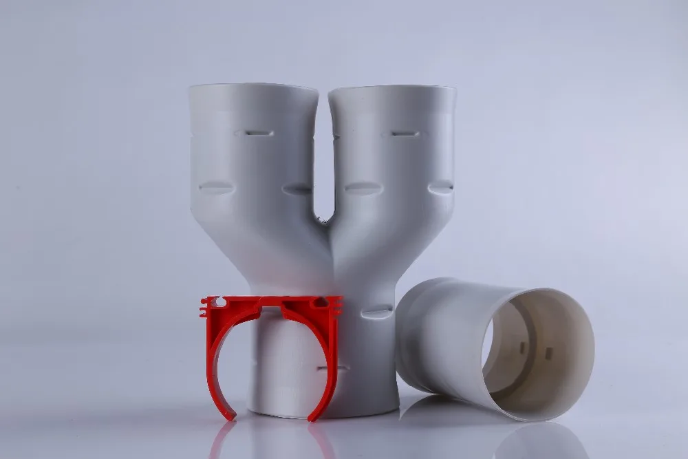 The Latest Hvca System Plastic Pipe Parts Pipe Fittings Y Tee Unequal