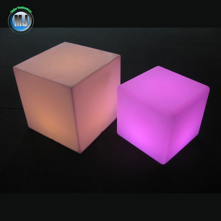 led plastic light cubes