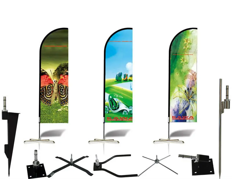 Advertising Sail Flags Banners Open Feather Flag With Stand Buy