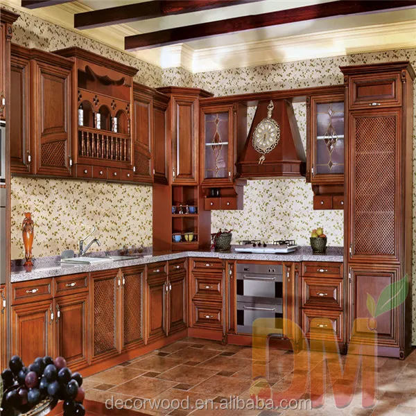 Classic Wood Kitchen Rta Custom Made Russian Kitchen Furniture