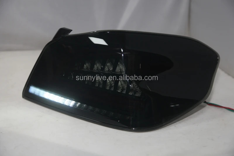 For SUBARU Impreza WRX  2014-2018  year LED Tail Lamp YZ  smoke black