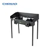 Detachable legs portable range 2 burner explore gas stove outdoor gas cooker