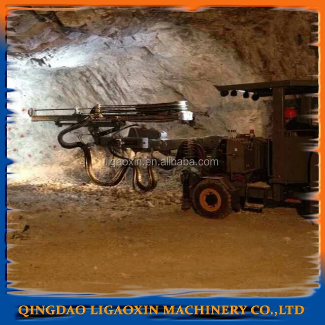 China drilling machine with under mine engineering and work.