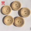popular Hot Sale 50PCs 15mm 20mm 25mm Natural Color Wooden Buttons Handmade Letter Love Buttons For Shirts