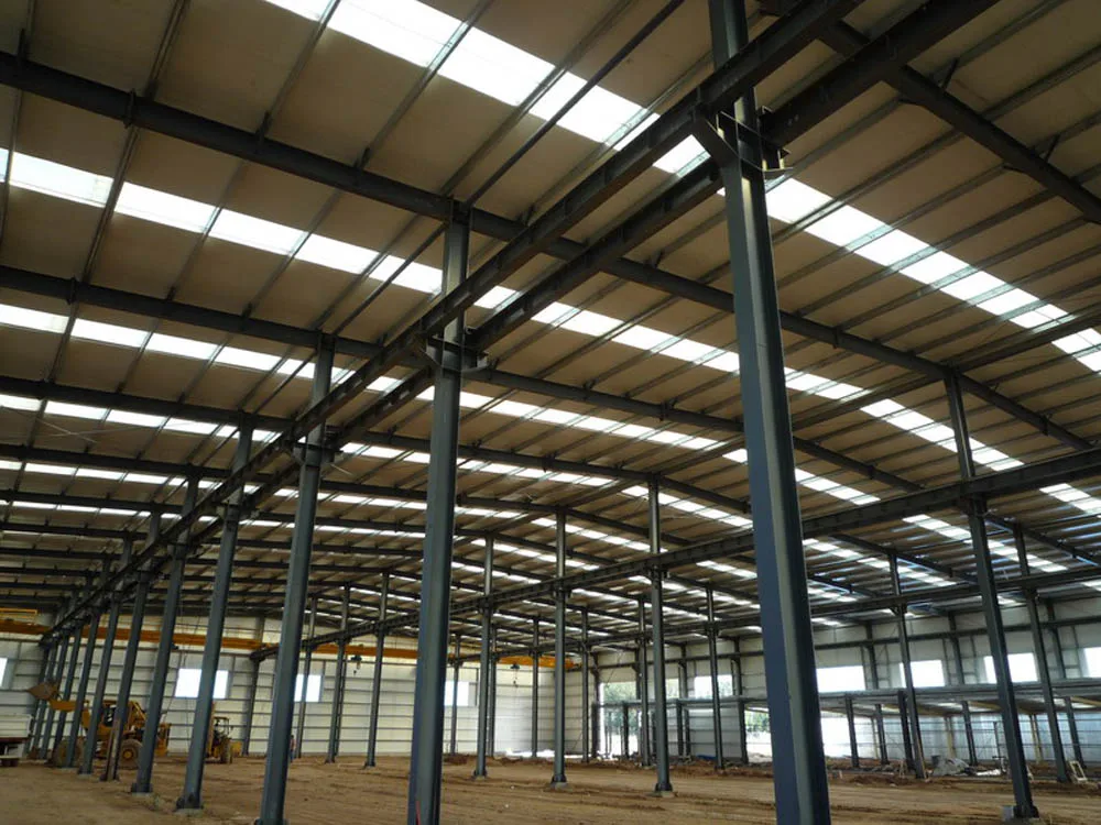 high quality prefabricated turnkey steel structure warehouse project