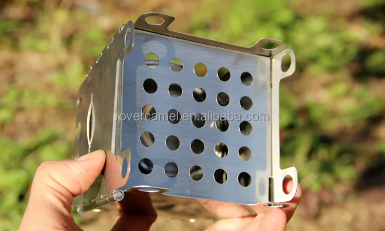 Mini Réchaud Alcool - Brûleur Camping | Poêle Portable Pliant pour