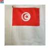 celebration decoration polyester flag and plastic pole per set opp bag package hand waving flag