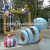 Fiberglass Cartoon Snake and Eggs FRP Snake