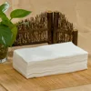Non woven technics wet and dry double use facial tissue