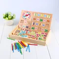 Math Toy Learning Count Sticks Number Calculate Toy Kids Educational Wooden Maths Toys Preschool Teaching Counting