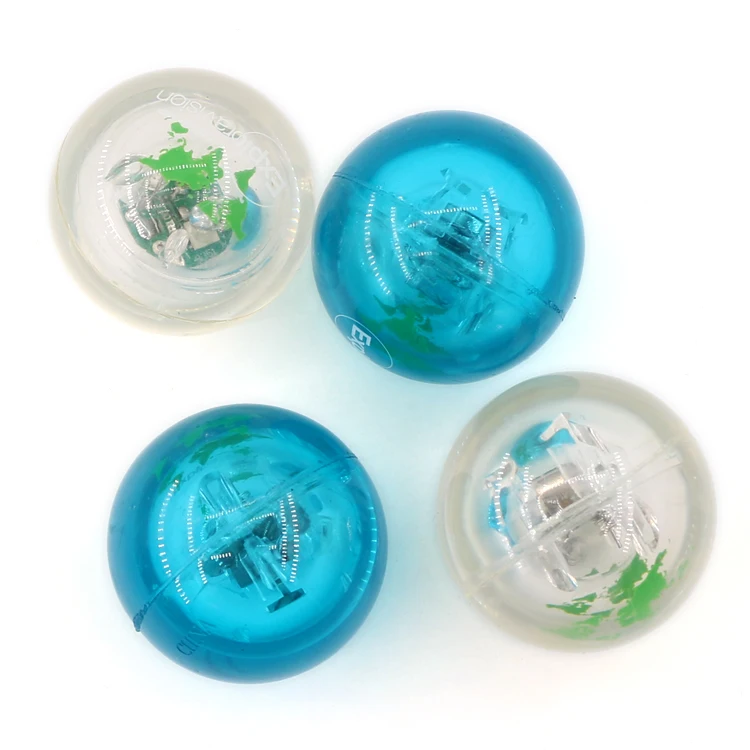Custom Printed Bouncy Balls Colorful Kids Adults Toys Light Up Flashy