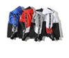 Hooded Jackets Men 2018 New Patchwork Color Block Pullover Jacket Fashion Tracksuit Casual Coat Men Hip Hop Streetwear