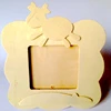 2018 new design Unpainted wooden toy unfinishde Photo frames Kid DIY game