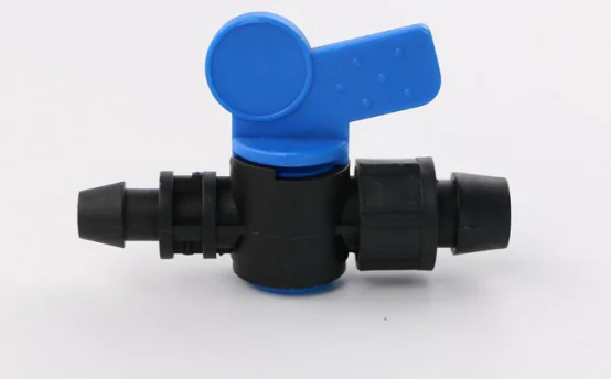 20Pcs/Plastic Connector Water Hose Pipe Tap Drip Irrigation Barb Valve Garden