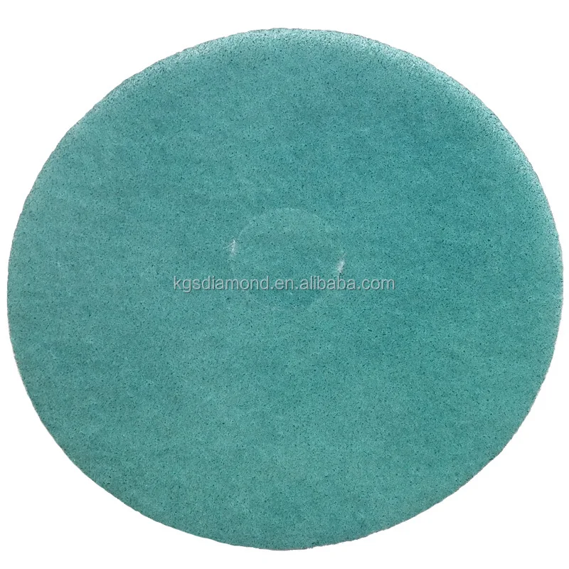 Kgs Green 17inch Diamond Floor Polishing Pads For Granite High Quality