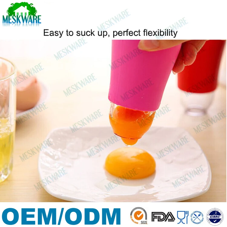 Lfgb Standard Easy To Use Yolk Fish Silicone Egg Separator Buy Yolk