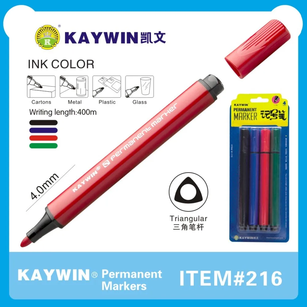 Triangle Permanent Ink Pen Marker 216 Buy Permanent Marker,Alcohol Based Permanent Ink Marker