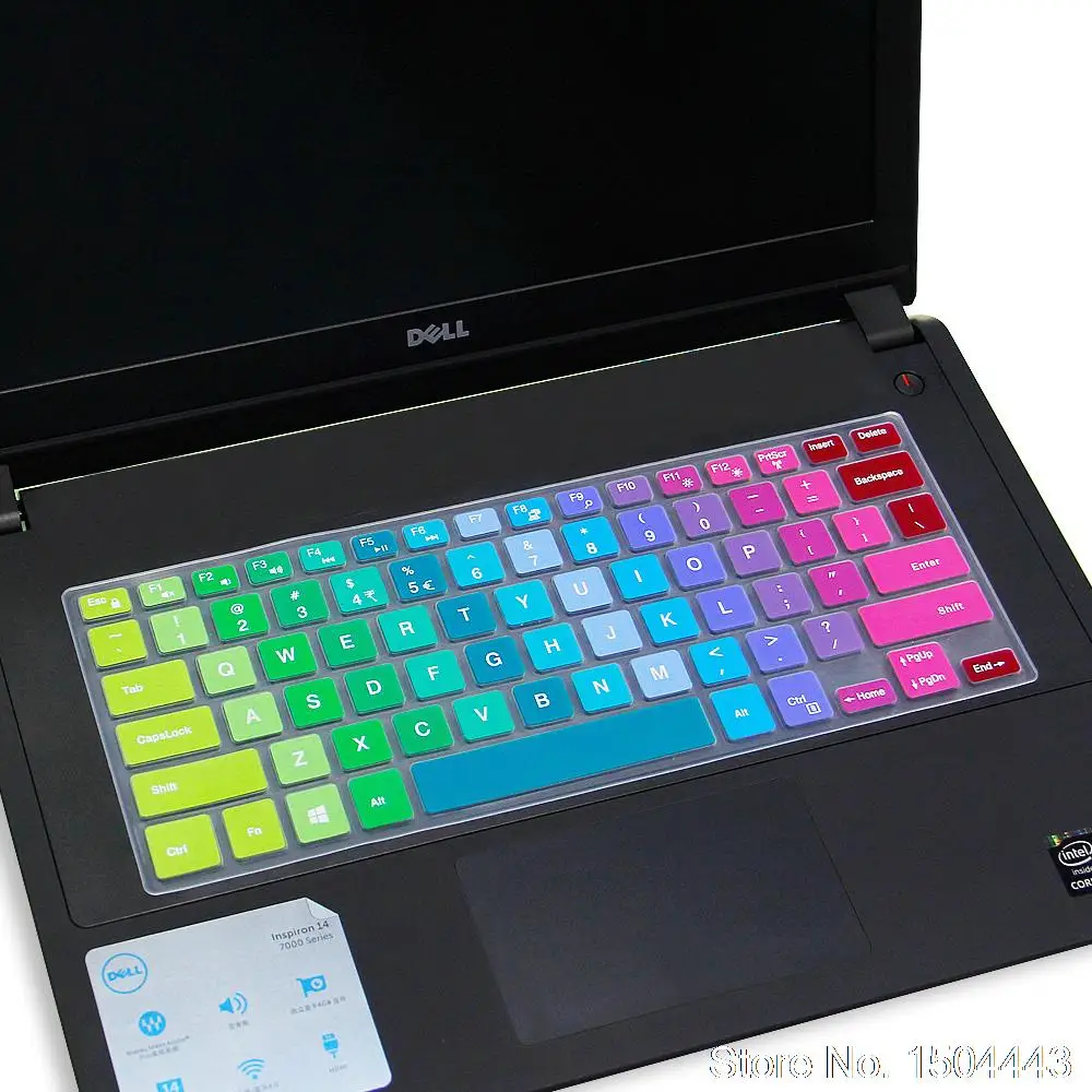 Keyboard Cover Protector for Dell Inspiron 15 7558 15.6/" 2 in 1 laptop