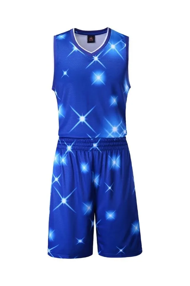 Custom Top Quality Deep Blue Basketball Jersey 2018 High Quality