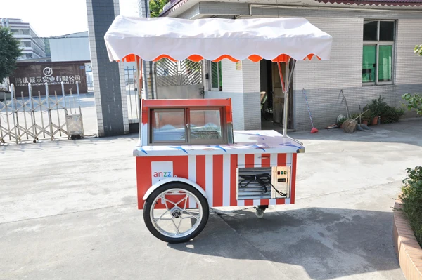 Ice Cream Bike Refrigerator/beach Gelato Cart With Lock - Buy Ice Cream ...