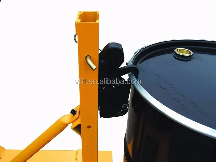 Forklift Attachment One Oil Drum Lifting Clamp For Handler Iron Or