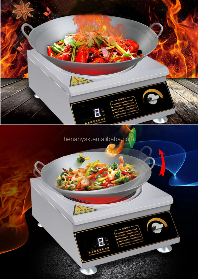 CH-5AM  5000w High Quality Stainless Steel Hot Electric Induction Cooker Table Top Series
