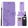 For Samsung Galaxy Note 9 Butterfly flower case pouch with card slots