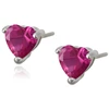 29114 Xuping 6mm thailand fashion mini heart one gram gold earrings designs jewelry, earrings diamond stud set