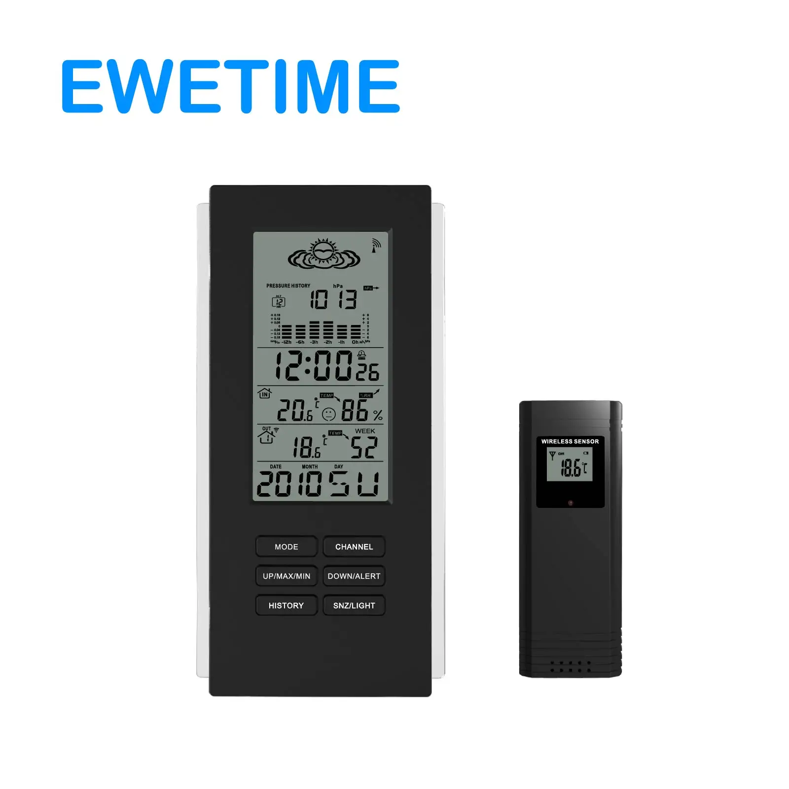 Professional Rf Tech Desk Weather Station Clock For Home Buy Rf Teach