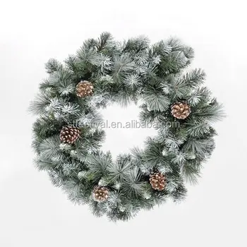 Frosted Christmas  Wreath  Decorations  Supplies  Wholesale  