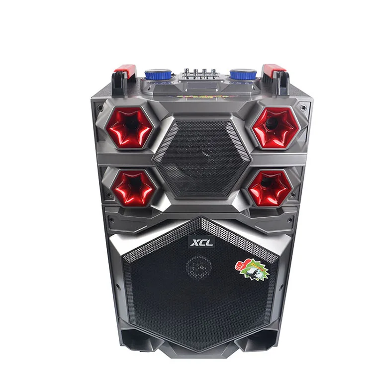 New Product 15'' Speaker Portable Trolley Speaker With Handle And