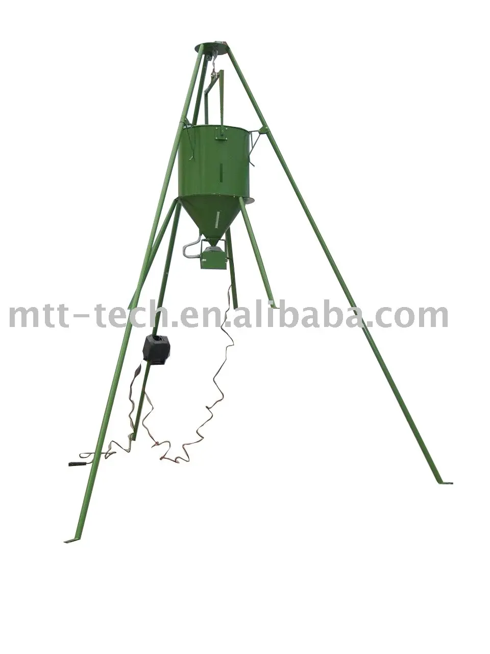 Tri Pod Deer Feeder With Electric Winch Buy Tri Pod Feeder