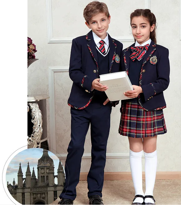 Dark Blue Uniform For School Including Suit And Shirt - Buy School ...