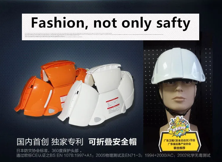 Baru alibaba lipat keselamatan helm ac orange sepeda helm 