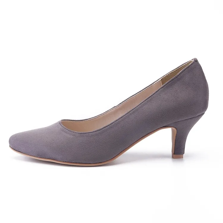 comfortable nude block heel