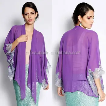 Lace Purple Silver Modern Baju  Kebaya  Buy  Baju  Kebaya  