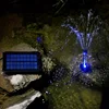 Chinese Design Outdoor Portable Colorful LED Lighting Water Pump Landscape Fountain Kit with Solar Panel