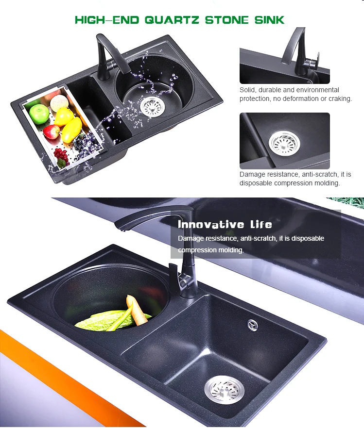 Wholesale Custom Composite Granite Kitchen Sinks ...