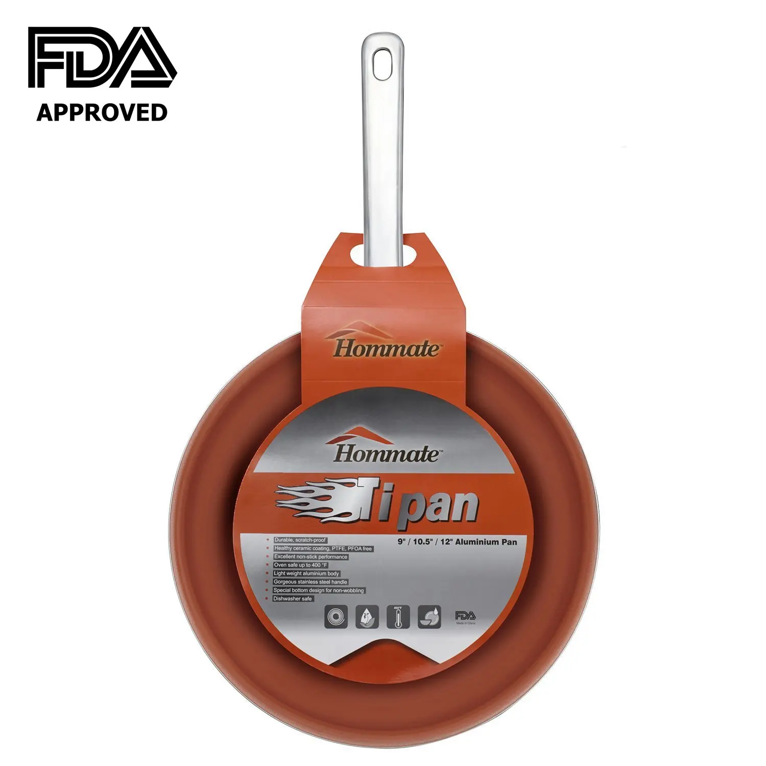 Hommate 12 Inch Nonstick Frying Pans Nonstick Omelette Pan Nonstick Egg Pans Nonstick Skillet Ceramic Frying Pans Omelet Pans Egg Skillet Egg Frying Pan,Ceramic Nonstick Pans Non Toxic,Oven Safe