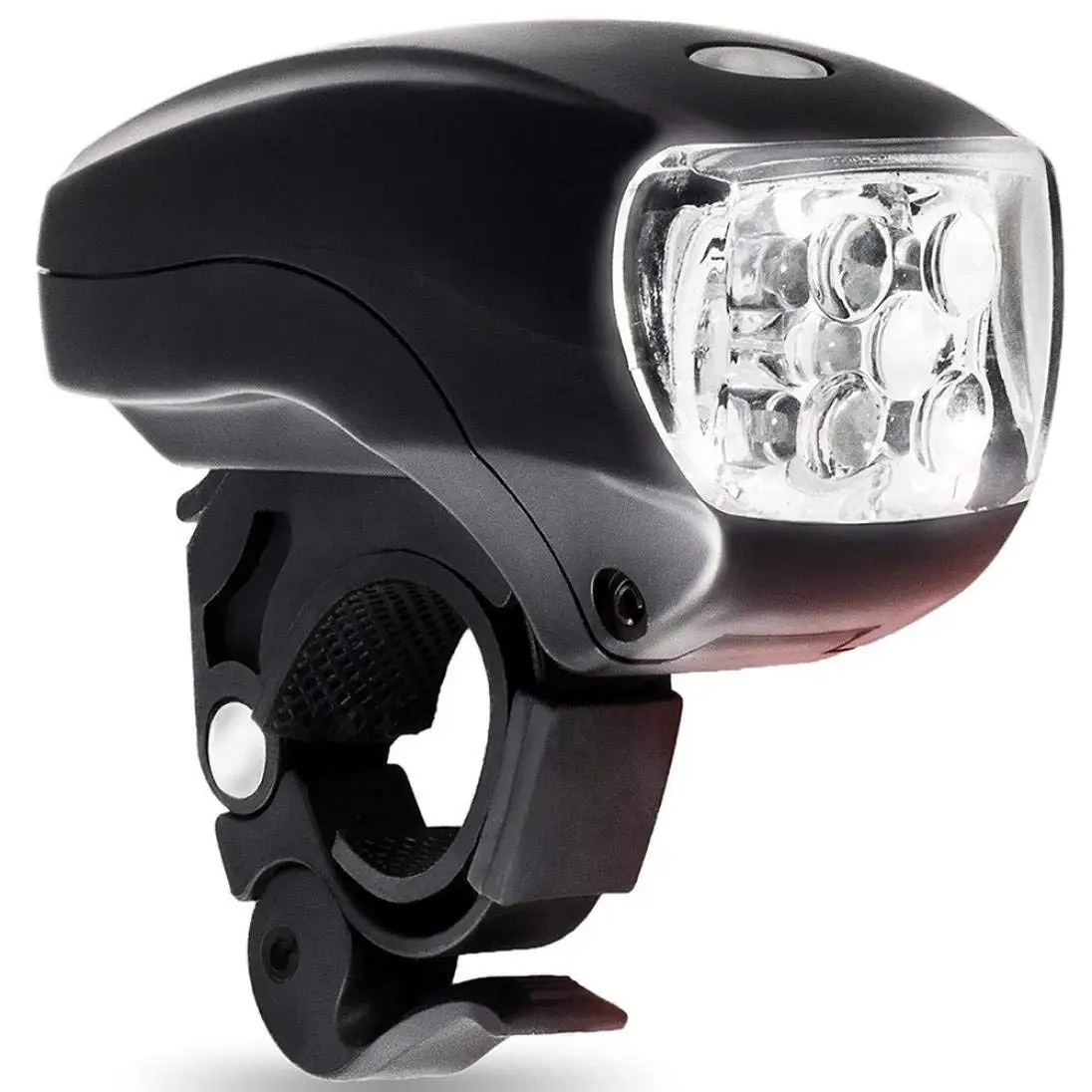 Cycling Bike Bicycle LED Front HEAD LIGHT Lamp Headlight Torch LARM With Mount