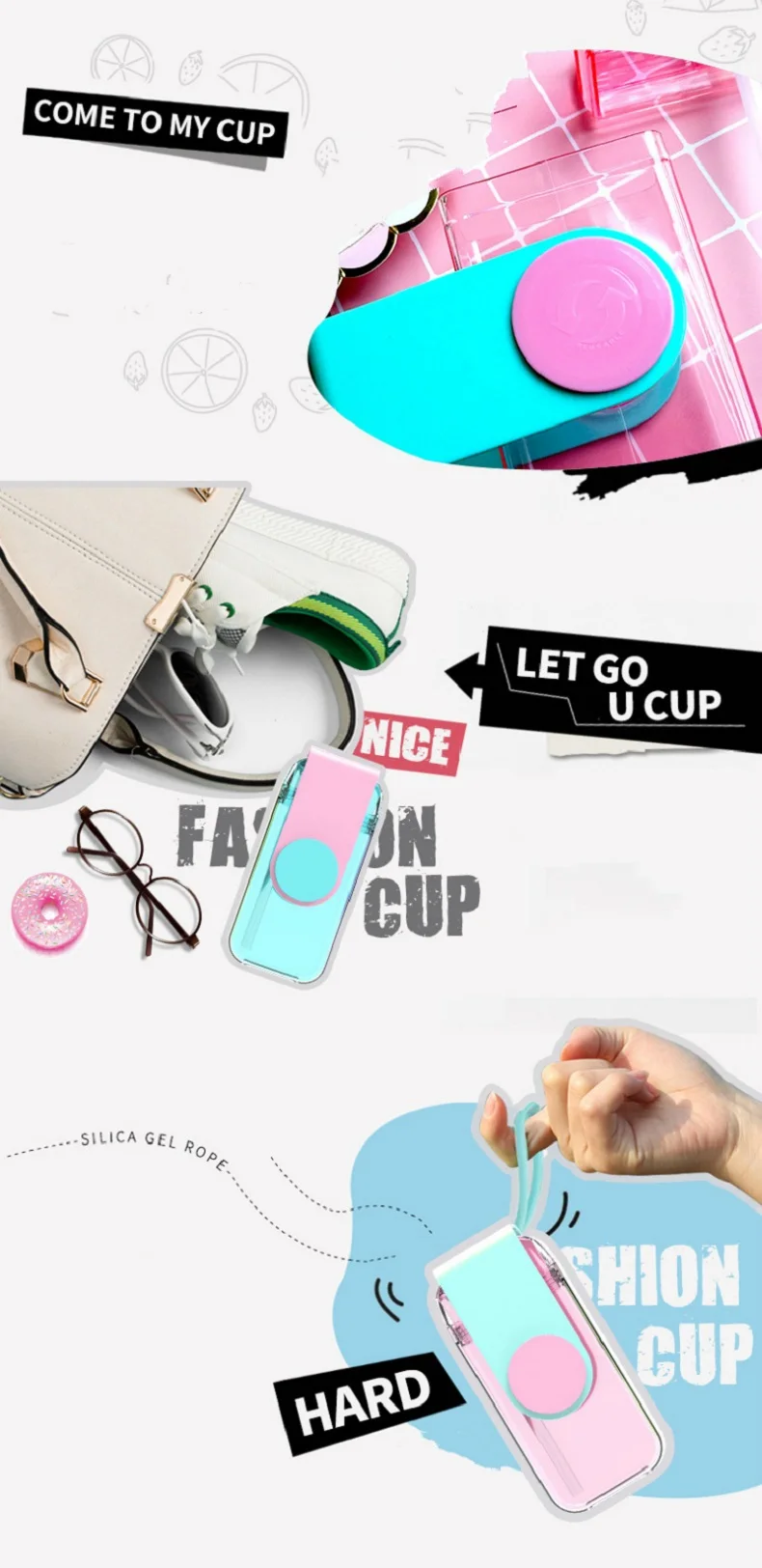 New Design Eco-friendly BPA Free Plastic Water Bottle For Kids