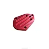 CNC Machine Turning red Anodized aluminum5052 marine base support plate