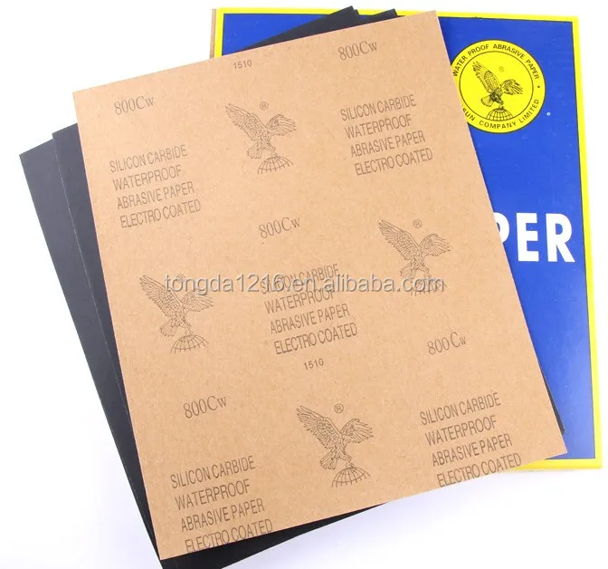 54pcs Wet Dry Sandpaper Assorted 3000//2500//2000//1500//1200//1000 Grit for