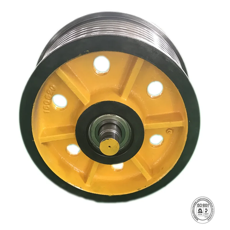 Chinese manufacturer elevator cast iron wheels and diversion sheave ,lifts elevator parts